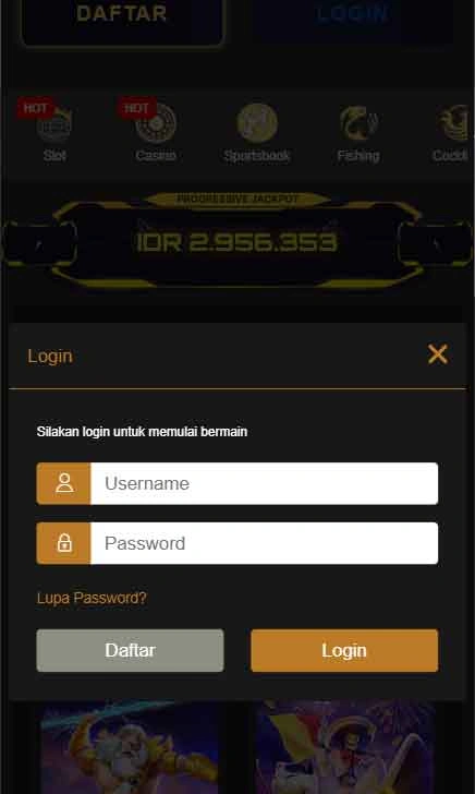 cara login Luckymino Slot Fitur Hot